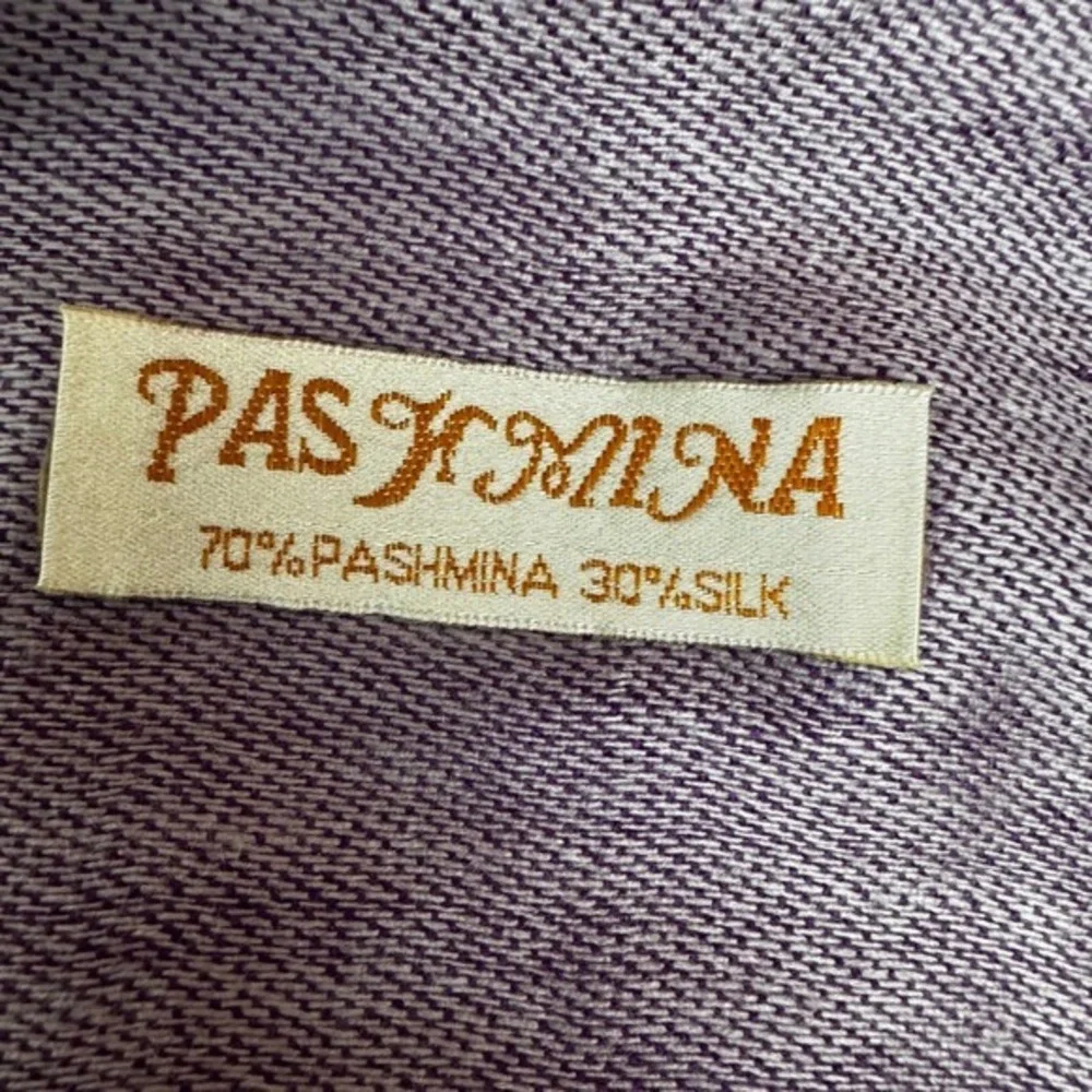Vintage Pashmina Scarf Purple‎ Paisly Pashmina/Silk Boho Whimsy goth Fairy core